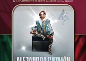 Alejandra Guzmán pondrá a cantar a los cancunenses para celebrar las fiestas patrias