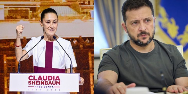 Se reafirma la neutralidad de México: Sheinbaum rechaza la invitación de Zelenski para visitar Ucrania