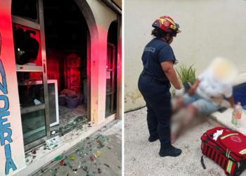 Mujer sufre brutal ataque al ser prendida en llamas por su pareja en Playa del Carmen