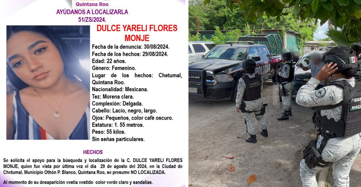 Encuentran el cuerpo de Dulce Yareli en un basurero de Othón P. Blanco