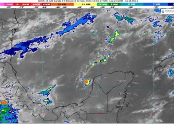 Onda tropical Núm 22 provocará lluvias y chubascos en Quintana Roo