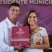 Acompaña Mara Lezama al presidente de Bacalar, José Alfredo Contreras Méndez, en el Tercer Informe de Gobierno Municipal
