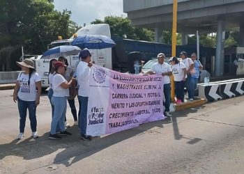 Trabajadores del Poder Judicial advierten posible movilización en toma de protesta de Javier May