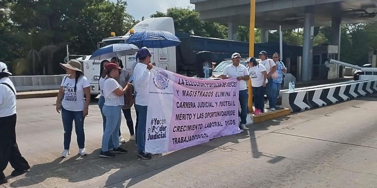 Trabajadores del Poder Judicial advierten posible movilización en toma de protesta de Javier May