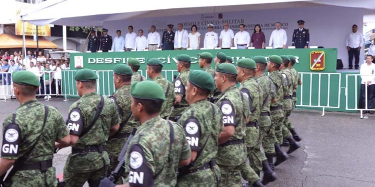 300 elementos de SEDENA, SEMAR, Fuerza Aérea y Policías desfilarán el 16 de Septiembre en Tabasco