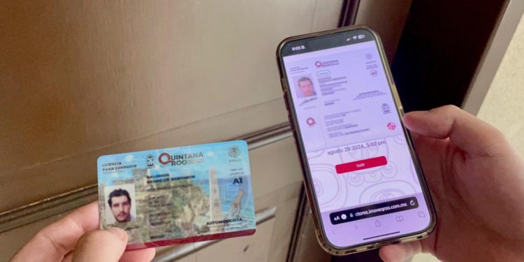 IMOVEQROO pone a disposición la licencia de conducir digital totalmente gratuita