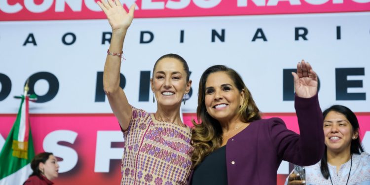 Mara Lezama refrenda su compromiso con la transformación en Quintana Roo y México en el Congreso Nacional de MORENA