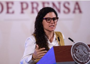 Luisa María Alcalde, secretaria de Segob se alista su renuncia al cargo para buscar la presidencia del CEN