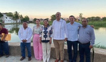 Cumple Carlos Merino compromiso ambiental: entrega saneamiento de la laguna “El Jícaro”