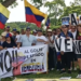 Venezolanos en Tabasco exigen reconocimiento de Edmundo González como presidente legítimo de Venezuela