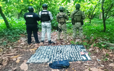 Aseguran 500 dosis de drogas en operativo en Comalcalco