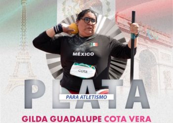Gilda Guadalupe Cota se lleva medalla plata en los Juegos Paralímpicos París