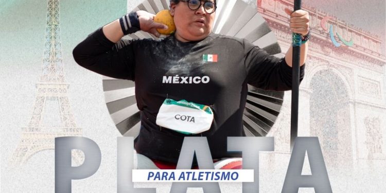 Gilda Guadalupe Cota se lleva medalla plata en los Juegos Paralímpicos París