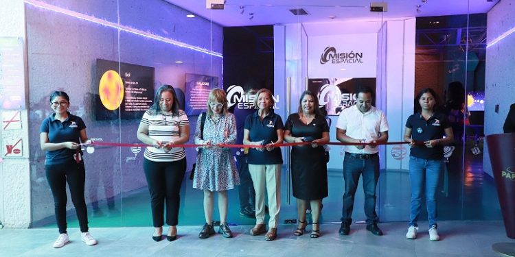 Inauguran en Papagayo, sala interactiva “Misión Espacial”