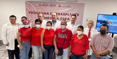 Comparte Hospital «Juan Graham» casos de éxito de trasplantes de médula ósea