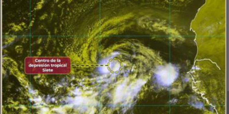Autoridades vigilan ‘Depresión Tropical Siete’ en el Atlántico Oriental