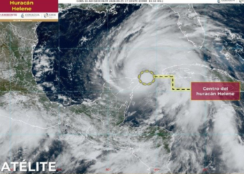Huracán ‘Helene’ se desplaza al Golfo de México, pero aún sigue afectando en las costas de Quintana Roo