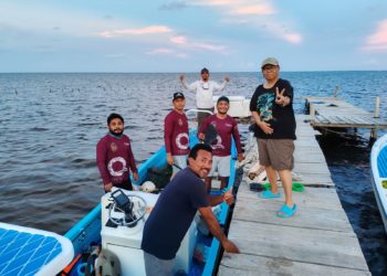 IBANQROO y pescadores de Xcalak participan en el 14° Ejercicio de Conectividad en el Arrecife Mesoamericano