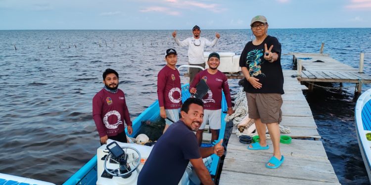 IBANQROO y pescadores de Xcalak participan en el 14° Ejercicio de Conectividad en el Arrecife Mesoamericano
