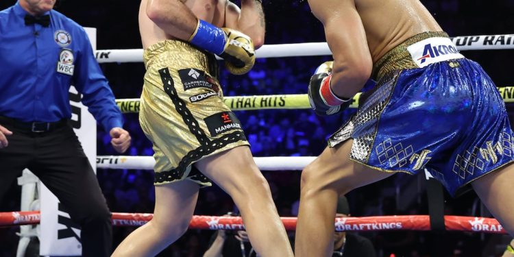 El boxeador mexicano, Jaime Munguía gana pelea a Erik Bazinyan