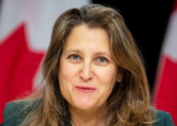 Chrystia Freeland asistirá a la toma de protesta de Claudia Sheinbaum