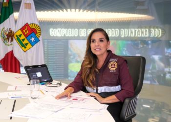 Informa Mara Lezama puntual monitoreo del potencial ciclón tropical “Nueve” a los quintanarroenses