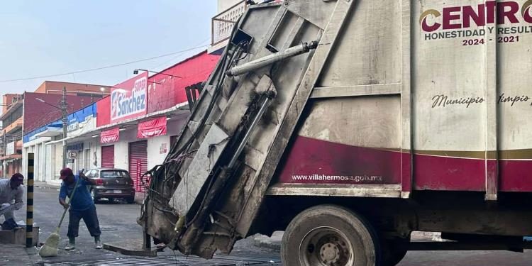 Recolección de basura operará con normalidad este 16 de septiembre: Ayuntamiento de Centro
