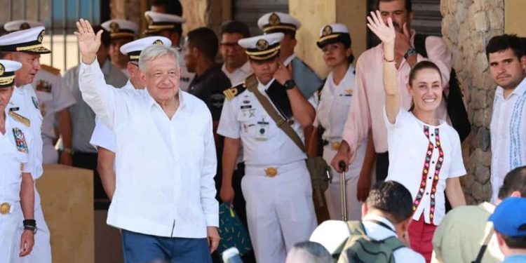AMLO inaugura el Tren Interoceánico junto a Claudia Sheinbaum en Tabasco