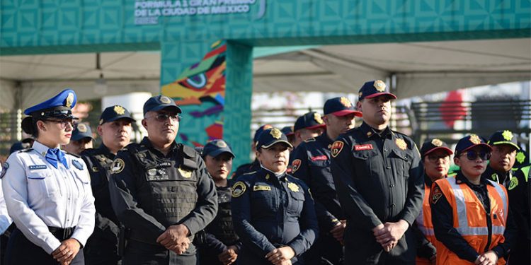 Refuerzan operativo de seguridad para el Gran Premio de la F1 en CDMX