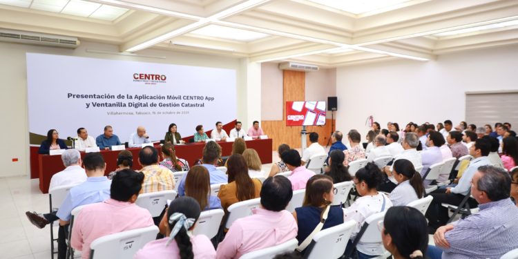 Impulsa Gobierno de Centro la Digitalización de Servicios con Ventanilla Catastral y Centro App