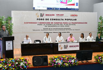 Asegura rector de la UJAT que el Foro de Consulta Popular fortalecerá el PLED 2024-2030