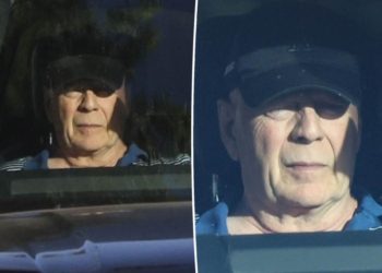 Bruce Willis fue captado en las calles de Los Ángeles tras ser diagnosticado con demencia