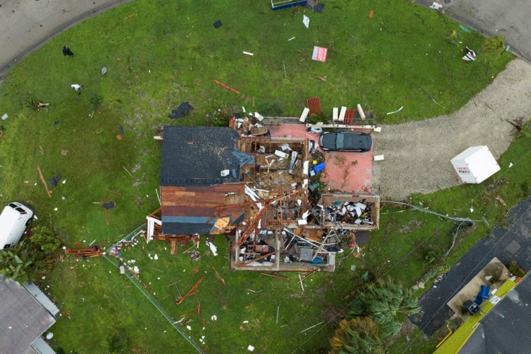 El #HuracánMilton impactó tierra en Siesta Key, en la costa oeste de Florida