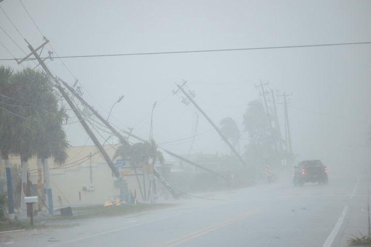 El #HuracánMilton impactó tierra en Siesta Key, en la costa oeste de Florida