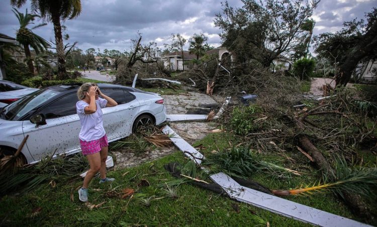 El #HuracánMilton impactó tierra en Siesta Key, en la costa oeste de Florida