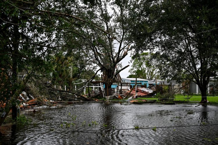 El #HuracánMilton impactó tierra en Siesta Key, en la costa oeste de Florida