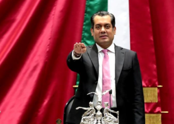 Sergio Gutiérrez Luna fue elegido como el presidente de la Cámara de Diputados en sustitución de Ifigenia Martínez
