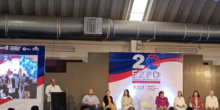 Inauguran la 20ª edición de la Expo Canacintra Tabasco con la participación de 160 expositores