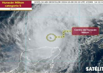 Huracán Milton se fortalece a categoría 5 poniendo en peligro las costas de Florida