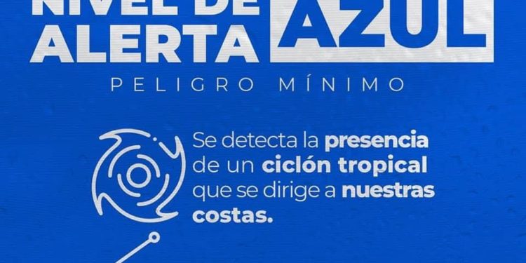 Activan Alerta Azul por Depresión tropical 14 cerca de las costas de Quintana Roo