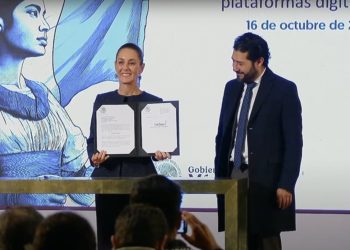 Claudia Sheinbaum impulsa la seguridad social a trabajadores de plataformas digitales