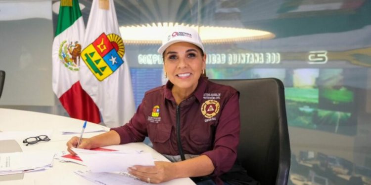 Mara Lezama anuncia suspensión de clases en cinco municipios ante la llegada del huracán ‘Milton’