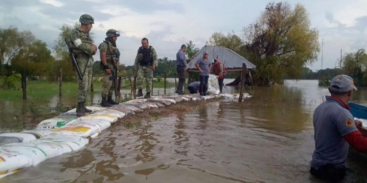 Protección Civil emite alerta naranja en seis municipios de Tabasco por posible desbordamiento del Río Usumacinta