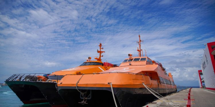 Cozumel registra aumento en la movilidad de pasajeros y carga a través de rutas marítimas