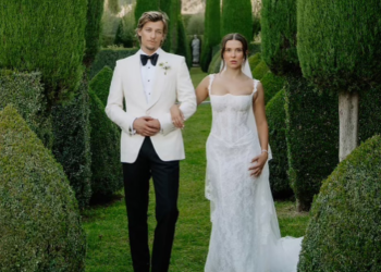 Millie Bobby Brown comparte románticas fotos de su boda con Jake Bongiovi