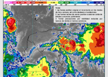 Prevén cielo nublado durante el día con lluvias puntuales intensas en Quintana Roo