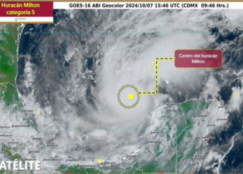 Huracán ‘Milton’ ya es categoría 5