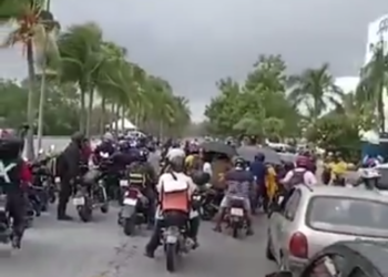 Robo millonario genera caos vial en la Zona Hotelera de Cancún