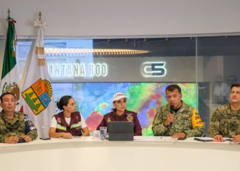 Preside Mara Lezama sesión extraordinaria del Consejo Estatal de Protección Civil ante cercanía de “Milton”