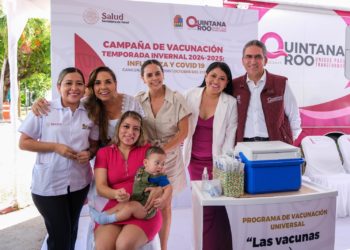 Inaugura Mara Lezama Campaña Nacional de Vacunación Temporada Invernal 2024-2025